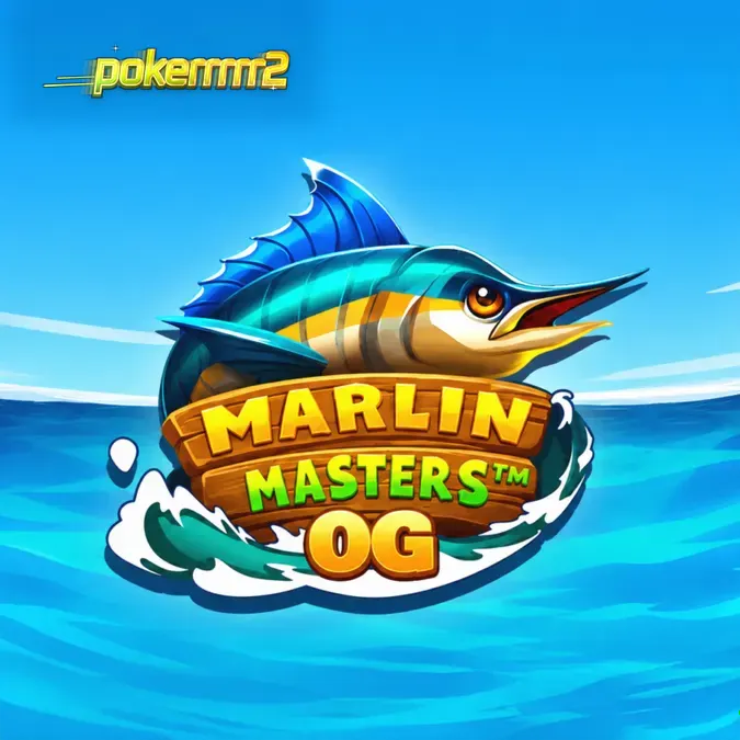 Tampilan layar permainan slot Marlin Masters OG dengan tema nelayan